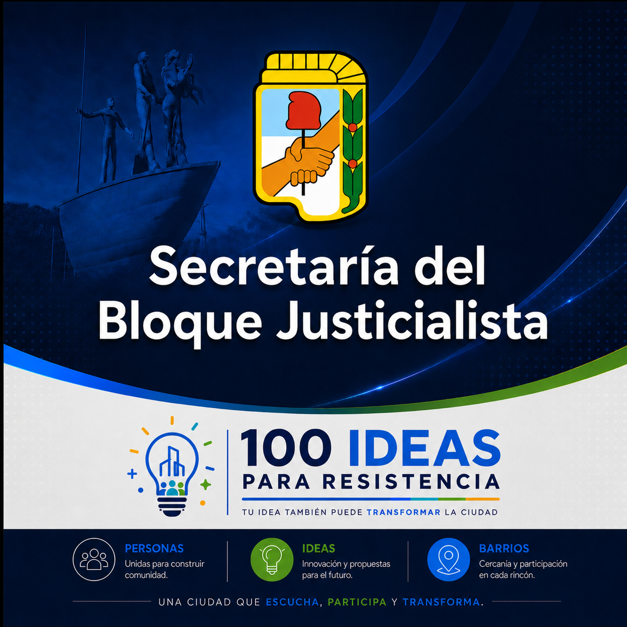 Conectar: personas, ideas y barrios. Programa 100 Ideas para Resistencia.